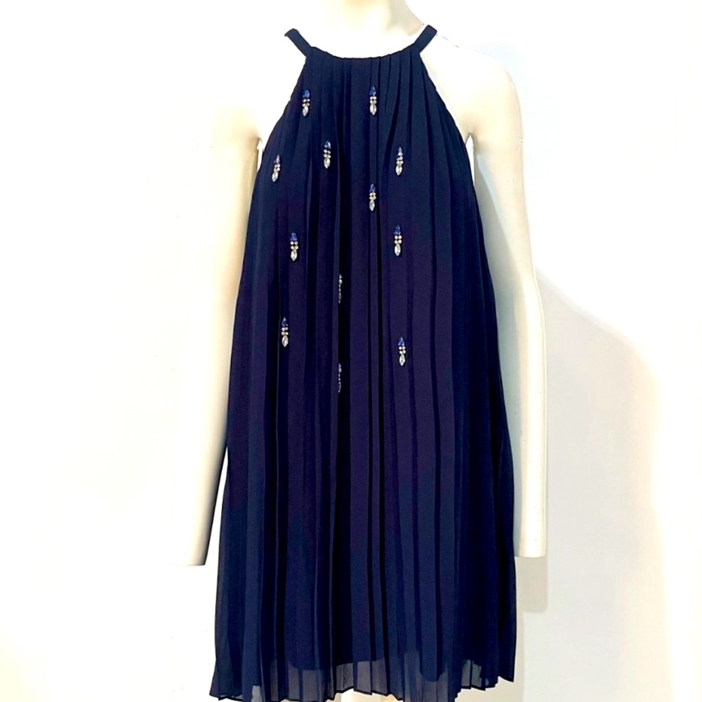 BELLE BADGLEY MISCHKA HALTER DRESS SIZE 2